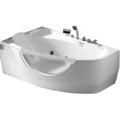 Купить Акриловая ванна Gemy G9046 K 161х96 L с гидромассажем (g9046 kl) по цене 174250 руб., в Санкт-Петебруге в интернет магазине 100-Систем, а также дургие товары  из раздела Гидромассажные ванны и Ванны
