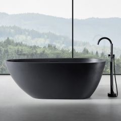 Купить Ванна из искусственого камня ABBER Dortmund AM9911B черная (am9911b) по цене 142000 руб., в Санкт-Петебруге в интернет магазине 100-Систем, а также дургие товары ABBER из раздела Ванны из камня и Ванны