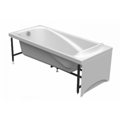 Купить Боковая панель скандинавского вида с креплением к ванне Роза (правая) (2-31-0-2-9-208) по цене 5240 руб., в Санкт-Петебруге в интернет магазине 100-Систем, а также дургие товары RADOMIR из раздела Панель торцевая (боковая) и Комплектующие для ванн