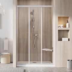 Купить Душевая дверь Ravak ASDP3-110 S сатин + транспарент (00vd0u02z1) по цене 30728 руб., в Санкт-Петебруге в интернет магазине 100-Систем, а также дургие товары RAVAK из раздела Душевые двери и Душевые двери, перегородки