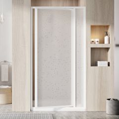 Купить Душевая дверь поворотная Ravak Supernova SDOP-90 белый+перл (03v7010011) по цене 26400 руб., в Санкт-Петебруге в интернет магазине 100-Систем, а также дургие товары RAVAK из раздела Душевые двери и Душевые двери, перегородки