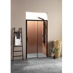 Купить Душевая дверь Aquanet Pleasure AE60-N-140H200U-BT 140, прозрачное стекло (ae60-n-140h200u-bt) по цене 41990 руб., в Санкт-Петебруге в интернет магазине 100-Систем, а также дургие товары AQUANET из раздела Душевые двери и Душевые двери, перегородки