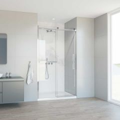 Купить Душевая дверь Como Soft VDS-1CS110CL, 1100, хром, стекло прозрачное, , шт (vds-1cs110cl) по цене 37278 руб., в Санкт-Петебруге в интернет магазине 100-Систем, а также дургие товары Vincea из раздела Душевые двери и Душевые двери, перегородки