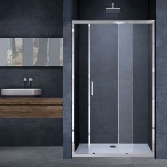 Купить Душевая дверь Alpha VDS-3AL100CL, 1000, хром, стекло прозрачное, , шт (vds-3al100cl) по цене 20767 руб., в Санкт-Петебруге в интернет магазине 100-Систем, а также дургие товары Vincea из раздела Душевые двери и Душевые двери, перегородки