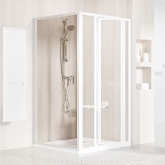 Купить Неподвижная стенка Ravak Supernova PSS-90 белый+транспарент (94070100z1) по цене 14399 руб., в Санкт-Петебруге в интернет магазине 100-Систем, а также дургие товары RAVAK из раздела Душевые перегородки и Душевые двери, перегородки