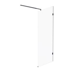 Купить W94WI-80-F1-BTE Душевая перегородка X-Joy 80x195, стекло прозр. 6 мм + покрытие, фурнитура черный (w94wi-80-f1-bte) по цене 13490 руб., в Санкт-Петебруге в интернет магазине 100-Систем, а также дургие товары AM.PM из раздела Душевые перегородки и Душевые двери, перегородки