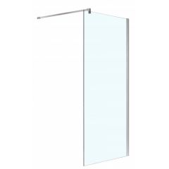 Купить Душевая перегородка Azario CHICAGO Walk-in 900x1950 прозрачное стекло 8 мм, цвет профиля серебро (az-nar6310 900) по цене 13950 руб., в Санкт-Петебруге в интернет магазине 100-Систем, а также дургие товары Azario из раздела Душевые перегородки и Душевые двери, перегородки