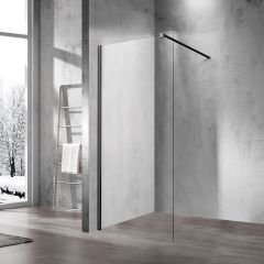 Купить Душевая перегородка Walk-In VSW-1H110CLB, 1100*2000, черный, стекло прозрачное, , шт (vsw-1h110clb) по цене 20159 руб., в Санкт-Петебруге в интернет магазине 100-Систем, а также дургие товары Vincea из раздела Душевые перегородки и Душевые двери, перегородки