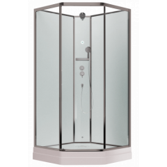 Купить Душевая кабина Timo Premium Ilma-701 100х100 профиль Хром стекло прозрачное (ilma-701) по цене 129100 руб., в Санкт-Петебруге в интернет магазине 100-Систем, а также дургие товары TIMO из раздела Душевые кабины и Душевые кабины и ограждения