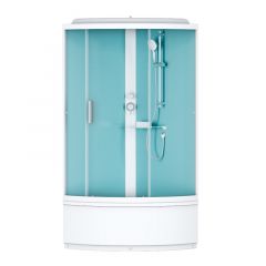 Купить W88C-401A-090WT X-Joy Deep кабина душевая  90x90, 1/4 круга,  профиль белый, стекло прозрачное (w88c-401a-090wt) по цене 99590 руб., в Санкт-Петебруге в интернет магазине 100-Систем, а также дургие товары AM.PM из раздела Душевые кабины и Душевые кабины и ограждения