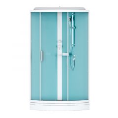 Купить W88C-401-090WT X-Joy кабина душевая  90x90, 1/4 круга,  профиль белый, стекло прозрачное (w88c-401-090wt) по цене 79690 руб., в Санкт-Петебруге в интернет магазине 100-Систем, а также дургие товары AM.PM из раздела Душевые кабины и Душевые кабины и ограждения