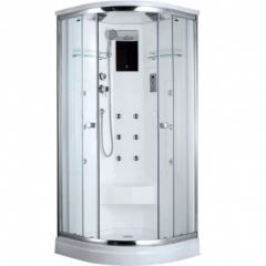 Купить Душевая кабина Timo Lux T-7701 100x100 профиль Хром стекло прозрачное (t-7701) по цене 177300 руб., в Санкт-Петебруге в интернет магазине 100-Систем, а также дургие товары TIMO из раздела Душевые кабины и Душевые кабины и ограждения