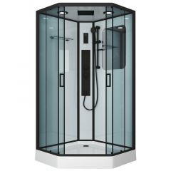 Купить Душевая кабина Niagara Premium NG-6901-01GQ BLACK (ng-6901-01gq black) по цене 74500 руб., в Санкт-Петебруге в интернет магазине 100-Систем, а также дургие товары  из раздела Душевые кабины и Душевые кабины и ограждения