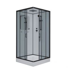 Купить Душевая кабина Niagara Premium NG-6901-01Q BLACK (ng-6901-01q black) по цене 68400 руб., в Санкт-Петебруге в интернет магазине 100-Систем, а также дургие товары  из раздела Душевые кабины и Душевые кабины и ограждения