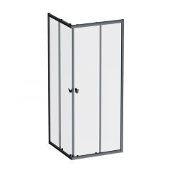 Купить W87G-403-8080-BT Sunny душ огражд квадратн, раздвижн двери 80x80 черный,стекло прозрачн (w87g-403-8080-bt) по цене 28590 руб., в Санкт-Петебруге в интернет магазине 100-Систем, а также дургие товары AM.PM из раздела Душевые ограждения и Душевые кабины и ограждения