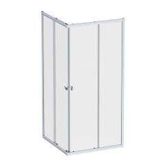 Купить W87G-403-9090-MT Sunny душ огражд квадратн, раздвижн двери 90x90 серебро,стекло прозрачн (w87g-403-9090-mt) по цене 29390 руб., в Санкт-Петебруге в интернет магазине 100-Систем, а также дургие товары AM.PM из раздела Душевые ограждения и Душевые кабины и ограждения