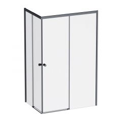 Купить W94G-403-120280-BТ1К X-joy душевое огражд прямоугольн.,раздвиж.двери 120x80 черный мат.,стекло прозр (w94g-403-120280-bт1к) по цене 41790 руб., в Санкт-Петебруге в интернет магазине 100-Систем, а также дургие товары AM.PM из раздела Душевые ограждения и Душевые кабины и ограждения