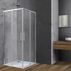 Купить Душевой уголок Soft VSS-3SO900CL, 900*900, хром, стекло прозрачное , , шт (vss-3so900cl) по цене 36965 руб., в Санкт-Петебруге в интернет магазине 100-Систем, а также дургие товары Vincea из раздела Душевые ограждения и Душевые кабины и ограждения