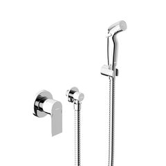 Купить 477510000 Apollo Смеситель монтируемый в стену с гиг.душем, хром (477510000) по цене 15490 руб., в Санкт-Петебруге в интернет магазине 100-Систем, а также дургие товары DAMIXA из раздела Гигиенический душ со смесителем и Гигиенический душ