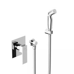 Купить 537510000 Gala Смеситель монтируемый в стену с гиг.душем, хром (537510000) по цене 17790 руб., в Санкт-Петебруге в интернет магазине 100-Систем, а также дургие товары DAMIXA из раздела Гигиенический душ со смесителем и Гигиенический душ