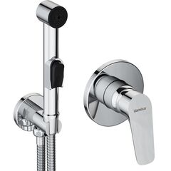 Купить 777510001 Jupiter, смеситель монтируемый в стену с гиг. душем, хром (777510001) по цене 11390 руб., в Санкт-Петебруге в интернет магазине 100-Систем, а также дургие товары DAMIXA из раздела Гигиенический душ со смесителем и Гигиенический душ