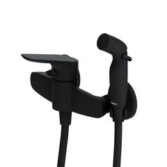 Купить 778000300 Jupiter смеситель с гигиеническим душем, чёрный (778000300) по цене 12390 руб., в Санкт-Петебруге в интернет магазине 100-Систем, а также дургие товары DAMIXA из раздела Гигиенический душ со смесителем и Гигиенический душ