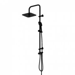 Купить D0712020 Душевая система Norma new, черная, без смесителя  (d0712020) по цене 15490 руб., в Санкт-Петебруге в интернет магазине 100-Систем, а также дургие товары Dorff из раздела Душевые гарнитуры и Душевые стойки, системы, панели, гарнитуры