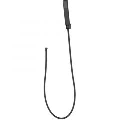 Купить LUCE Ручной душ со шлангом и держателем, чёрный, LUC-DFS-NERO (luc-dfs-nero) по цене 3300 руб., в Санкт-Петебруге в интернет магазине 100-Систем, а также дургие товары BelBagno из раздела Душевые гарнитуры и Душевые стойки, системы, панели, гарнитуры