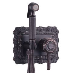 Купить Смеситель Lemark Jasmine LM6619ORB с гигиеническим душем, встраиваемый (lm6619orb) по цене 19970 руб., в Санкт-Петебруге в интернет магазине 100-Систем, а также дургие товары LEMARK из раздела Гигиенический душ со смесителем и Гигиенический душ