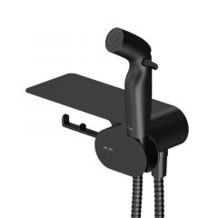 Купить F0202622 Like, гигиенический набор со смесителем для душа с полкой, держателем туалетной бумаги, гиг (f0202622) по цене 14390 руб., в Санкт-Петебруге в интернет магазине 100-Систем, а также дургие товары AM.PM из раздела Гигиенический душ со смесителем и Гигиенический душ