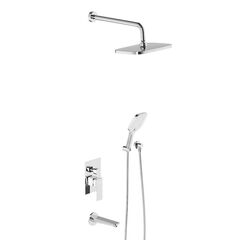 Купить 953510000 Gala встраиваемая душевая система со смесителем и изливом, хром (953510000) по цене 33690 руб., в Санкт-Петебруге в интернет магазине 100-Систем, а также дургие товары DAMIXA из раздела Душевые комплекты встраиваемого монтажа и Душевые комплекты встраиваемого монтажа