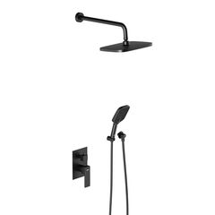 Купить 953520300 Gala встраиваемая душевая система со смесителем для душа, чёрный (953520300) по цене 28890 руб., в Санкт-Петебруге в интернет магазине 100-Систем, а также дургие товары DAMIXA из раздела Душевые комплекты встраиваемого монтажа и Душевые комплекты встраиваемого монтажа