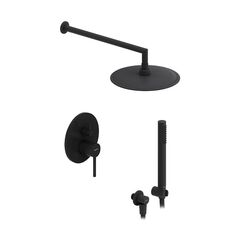 Купить 936520300 Scandinavian Pure встраиваемая душевая система со смесителем для душа, черный (936520300) по цене 28890 руб., в Санкт-Петебруге в интернет магазине 100-Систем, а также дургие товары DAMIXA из раздела Душевые комплекты встраиваемого монтажа и Душевые комплекты встраиваемого монтажа