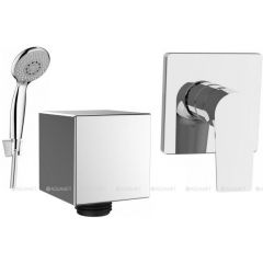 Купить Встр. Смеситель c ручным душем STATIC 1.06 (257149) по цене 7040 руб., в Санкт-Петебруге в интернет магазине 100-Систем, а также дургие товары AQUANET из раздела Душевые комплекты встраиваемого монтажа и Душевые комплекты встраиваемого монтажа