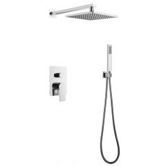 Купить Душевая система ABBER Weiss Insel AF8018 скрытого монтажа без излива, хром (af8018) по цене 23200 руб., в Санкт-Петебруге в интернет магазине 100-Систем, а также дургие товары ABBER из раздела Душевые комплекты встраиваемого монтажа и Душевые комплекты встраиваемого монтажа