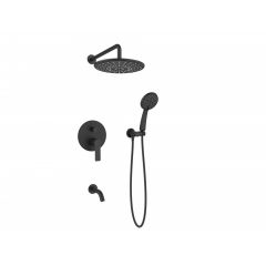 Купить Душевая система скрытого монтажа, арт. Set_7in1, ESKO Black (7in1 sb) по цене 26990 руб., в Санкт-Петебруге в интернет магазине 100-Систем, а также дургие товары ESKO из раздела Душевые комплекты встраиваемого монтажа и Душевые комплекты встраиваемого монтажа