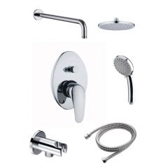 Купить Душевая система скрытого монтажа, арт. Set_6in1, ESKO (set_6in1) по цене 17990 руб., в Санкт-Петебруге в интернет магазине 100-Систем, а также дургие товары ESKO из раздела Душевые комплекты встраиваемого монтажа и Душевые комплекты встраиваемого монтажа