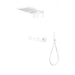 Купить Встроенная душевая система FUSION, трехпозиционная Matt White (130-mw) по цене 125944 руб., в Санкт-Петебруге в интернет магазине 100-Систем, а также дургие товары BOHEME из раздела Душевые комплекты встраиваемого монтажа и Душевые комплекты встраиваемого монтажа