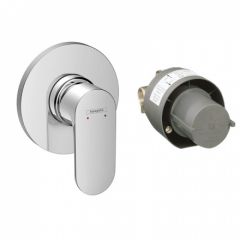 Купить HG Rebris S Смеситель для душа, набор, СМ, хром (72648000) по цене 24085 руб., в Санкт-Петебруге в интернет магазине 100-Систем, а также дургие товары HANSGROHE из раздела Смесители для встраиваемых систем и Комплектующие для встраиваемых систем