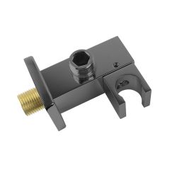 Купить Держатель ручного душа VSC-41GM с подводом воды, вороненая сталь, , шт (vsc-41gm) по цене 3705 руб., в Санкт-Петебруге в интернет магазине 100-Систем, а также дургие товары Vincea из раздела Шланговое подключение и Комплектующие для встраиваемых систем