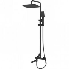 Купить ACQUA Душевая стойка со смесителем для ванны, верхним и ручным душем, черный ACQUA-VSCM-NERO (acqua-vscm-nero) по цене 33790 руб., в Санкт-Петебруге в интернет магазине 100-Систем, а также дургие товары BelBagno из раздела Душевые стойки и Душевые стойки, системы, панели, гарнитуры