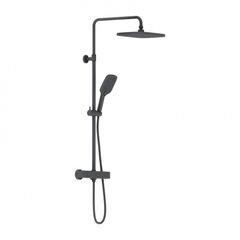 Купить 953800300 Gala душевая система с душевым ТМС смесителем, чёрный (953800300) по цене 54390 руб., в Санкт-Петебруге в интернет магазине 100-Систем, а также дургие товары DAMIXA из раздела Душевые стойки и Душевые стойки, системы, панели, гарнитуры