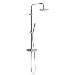 Купить 936750000 Scandinavian Pure душевая система с душевым ТМС смесителем полкой, хром (936750000) по цене 66790 руб., в Санкт-Петебруге в интернет магазине 100-Систем, а также дургие товары DAMIXA из раздела Душевые стойки и Душевые стойки, системы, панели, гарнитуры