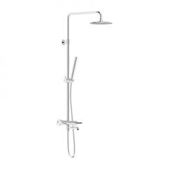 Купить 936740000 Scandinavian Pure душевая система с ванно душевым смесителем, хром (936740000) по цене 24590 руб., в Санкт-Петебруге в интернет магазине 100-Систем, а также дургие товары DAMIXA из раздела Душевые стойки и Душевые стойки, системы, панели, гарнитуры