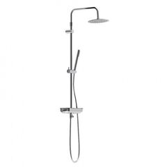 Купить 936730000 Scandinavian Pure душевая система с ванно-душевым смесителем-полкой, хром (936730000) по цене 55890 руб., в Санкт-Петебруге в интернет магазине 100-Систем, а также дургие товары DAMIXA из раздела Душевые стойки и Душевые стойки, системы, панели, гарнитуры