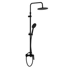 Купить 977710300 Jupiter душевая система с душевым смесителем, черный (977710300) по цене 34490 руб., в Санкт-Петебруге в интернет магазине 100-Систем, а также дургие товары DAMIXA из раздела Душевые стойки и Душевые стойки, системы, панели, гарнитуры