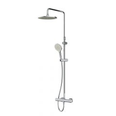 Купить F0780464 Like,душ.система набор:см-ль д/душа термостат,верх.душ d250 мм, ручной душ 120 мм, 3 функци (f0780464) по цене 29490 руб., в Санкт-Петебруге в интернет магазине 100-Систем, а также дургие товары AM.PM из раздела Душевые стойки и Душевые стойки, системы, панели, гарнитуры