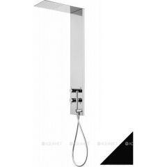 Купить Душевая панель Cezares PREMIER-CD2-NOP, черный (premier-cd2-nop) по цене 108810 руб., в Санкт-Петебруге в интернет магазине 100-Систем, а также дургие товары CEZARES из раздела Душевые панели и Душевые стойки, системы, панели, гарнитуры