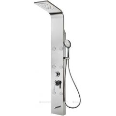 Купить Душевая панель Galaxy Shine с гидромассажем и изливом (ap40-01) по цене 28990 руб., в Санкт-Петебруге в интернет магазине 100-Систем, а также дургие товары AQUANET из раздела Душевые панели и Душевые стойки, системы, панели, гарнитуры