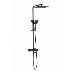 Купить Душевая система с термостатом Singapore black, арт. STT5054 BL, ESKO (stt5054 bl) по цене 38990 руб., в Санкт-Петебруге в интернет магазине 100-Систем, а также дургие товары ESKO из раздела Душевые стойки и Душевые стойки, системы, панели, гарнитуры